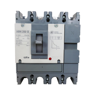 ABN Series Plastic Shell DC Circuit Breaker DC100V 250A 20KA for Photovoltaic
