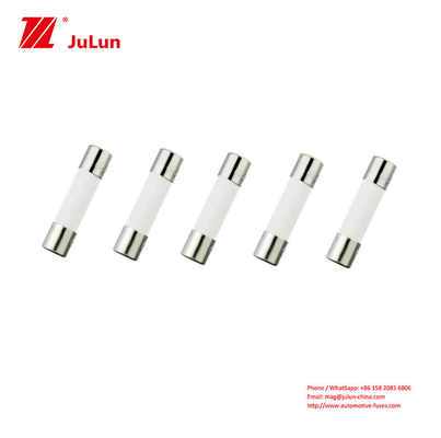High Breaking Ceramic Automotive Fuses 0.5A ~ 30A White Color